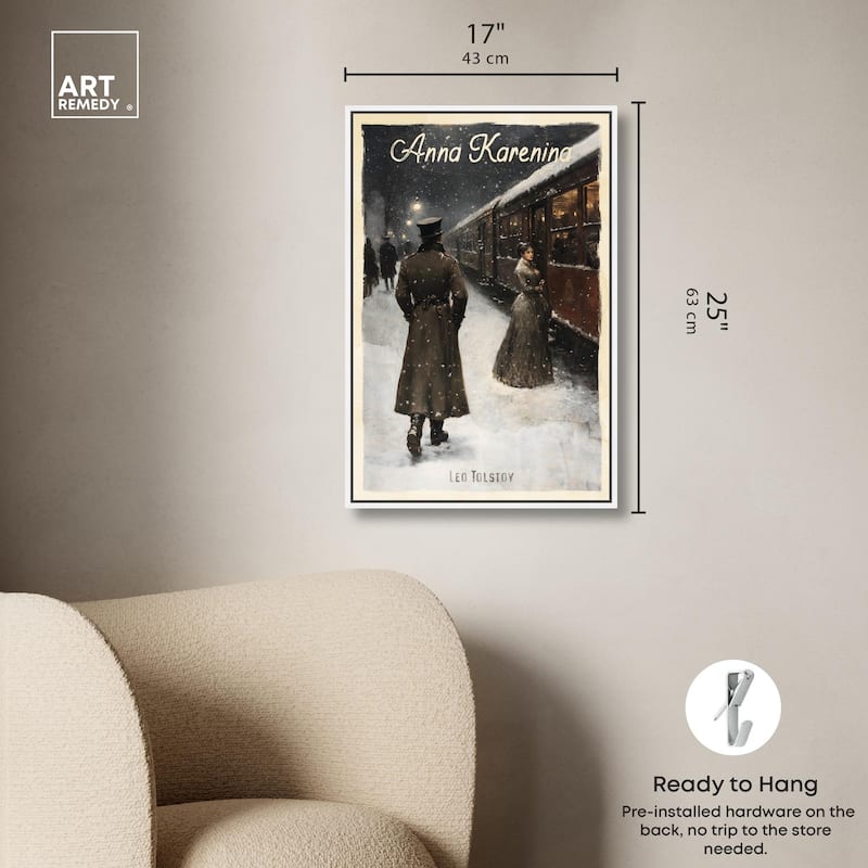Anna Karenina Canvas by Art Remedy