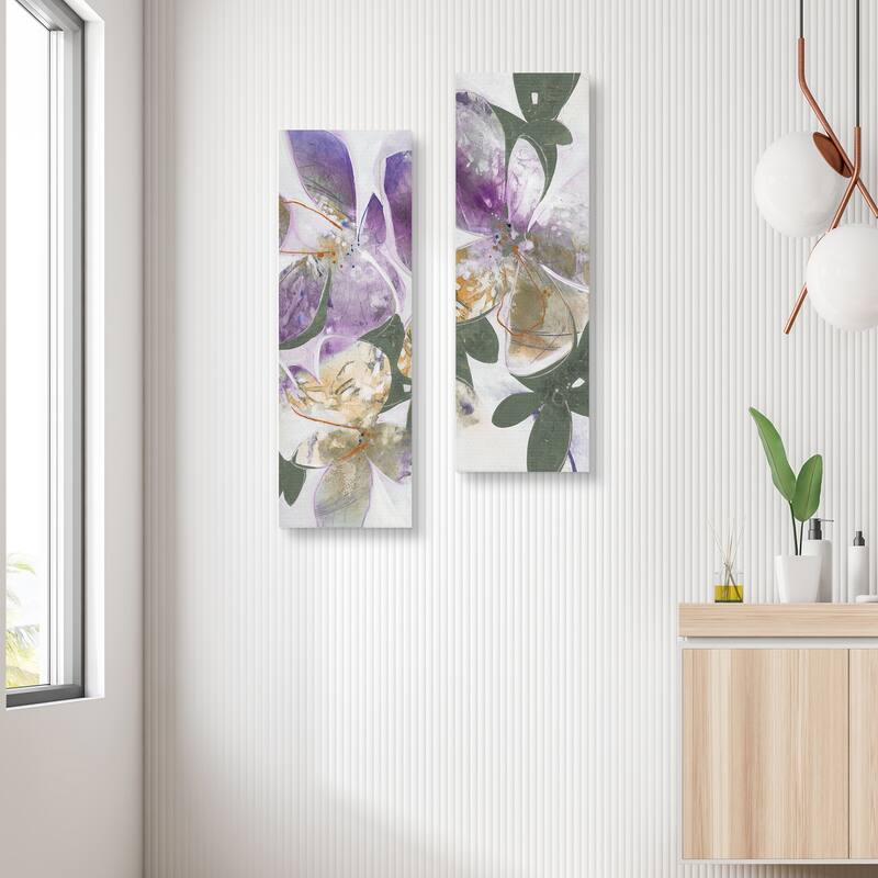 Violet & Sage I & II by K. Nari Canvas Art Prints