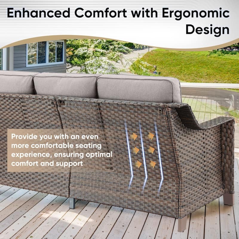 Outdoor Fire Pit Table with Sofa Funiture