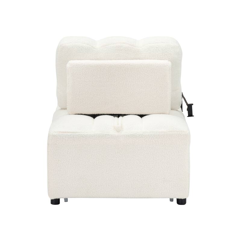 Convertible Teddy Sofa - 40.2-Inch Sofa Bed for Apartment or Office