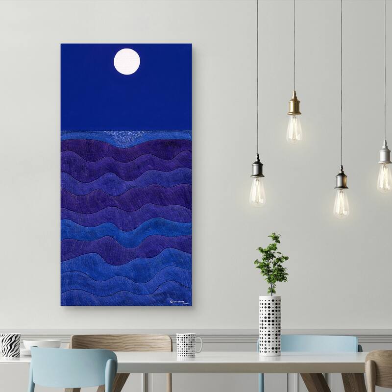 Full Moonscape by Synthia SAINT JAMES Canvas Art Print