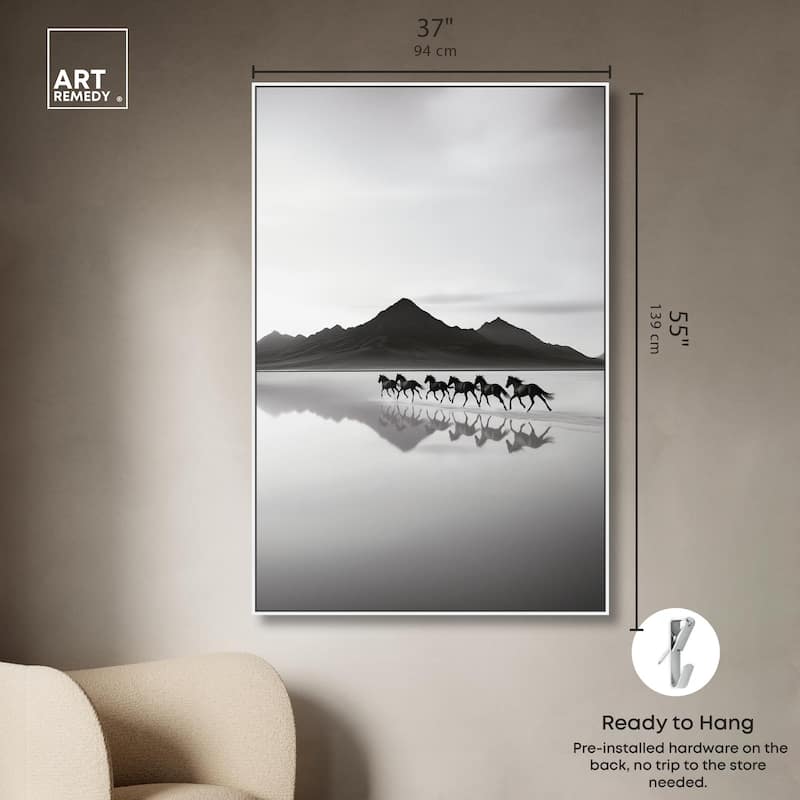 Run of Freedom I Canvas by Art Remedy