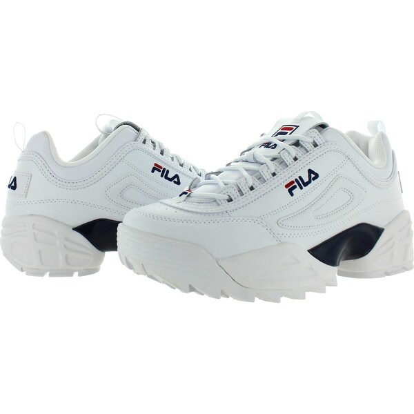 fila mens white tennis shoes