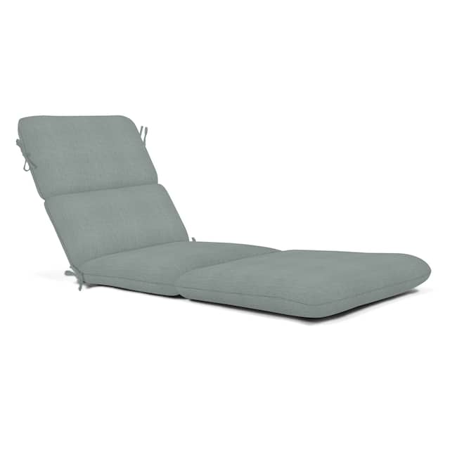 Sunbrella 74-inch Chaise Cushion - Cast Mist