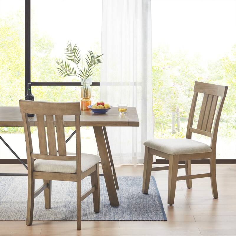 INK+IVY Sonoma Dining Side Chair Set of 2 - Reclaimed Grey