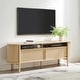 preview thumbnail 1 of 23, Cadence 71" TV Stand Oak