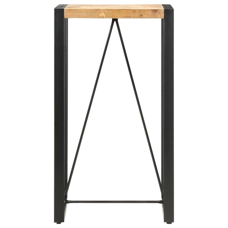 vidaXL Bar Table Kitchen Dining Room Pub Table Bistro Table Solid Wood Mango