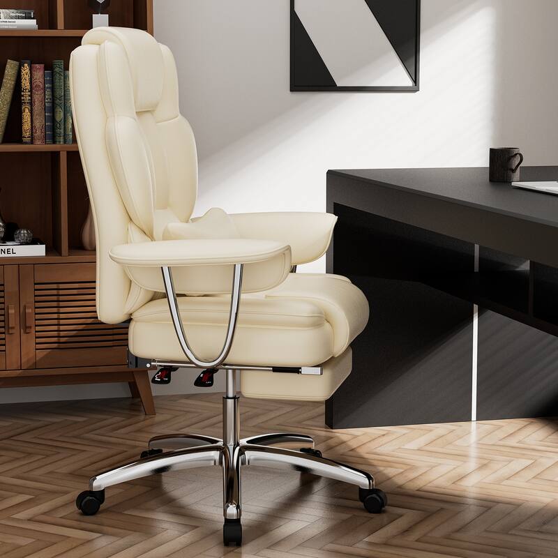 Comfortable Ergonomic Chair Executive Chair, Office Chair Task Chair Reclining Chair Leisure Chair with Footrest