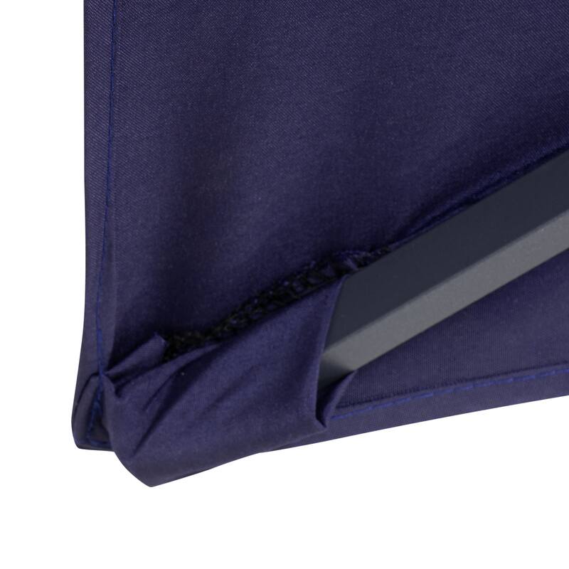 Pellebant 9 x 5 Ft Outdoor Double Top Market Umbrella