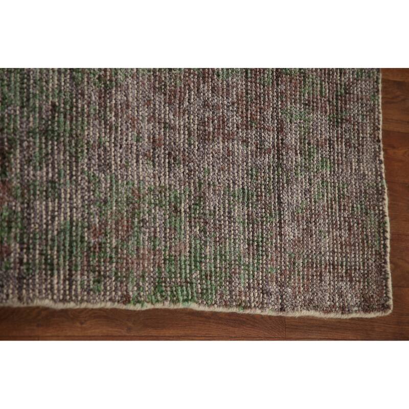Abstract Modern Area Rug Hand-Knotted Bedroom Wool Carpet - 8'0"x 9'9"