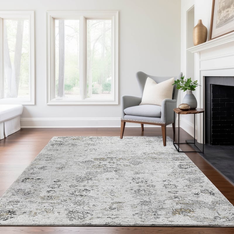 Premium Washable Super Soft Vintage Traditional Mayfield Rug