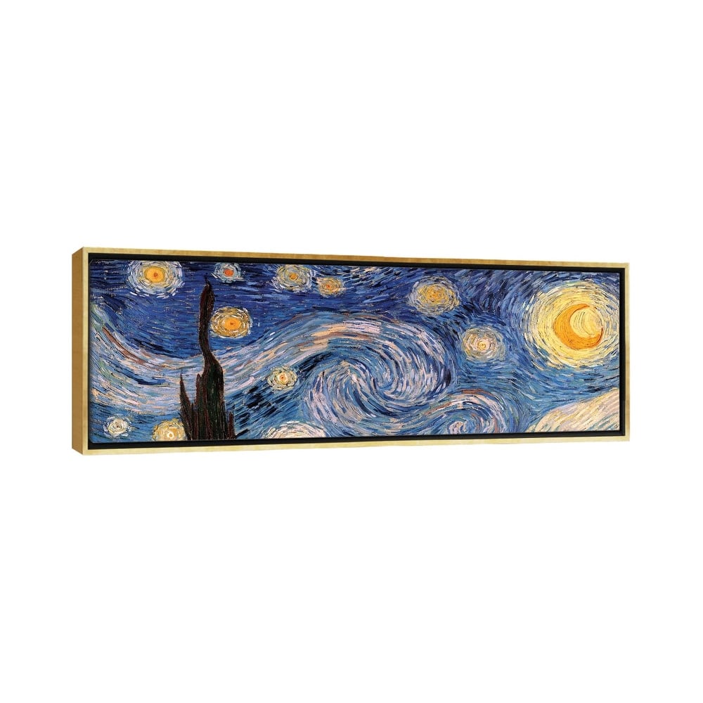 iCanvas "The Starry Night" by Vincent van Gogh Framed Canvas Print