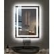 preview thumbnail 19 of 38, KIOTEE LED Mirror Lights Anti-Fog Frameless Bathroom Vanity Mirror in Tempered Glass 32x24