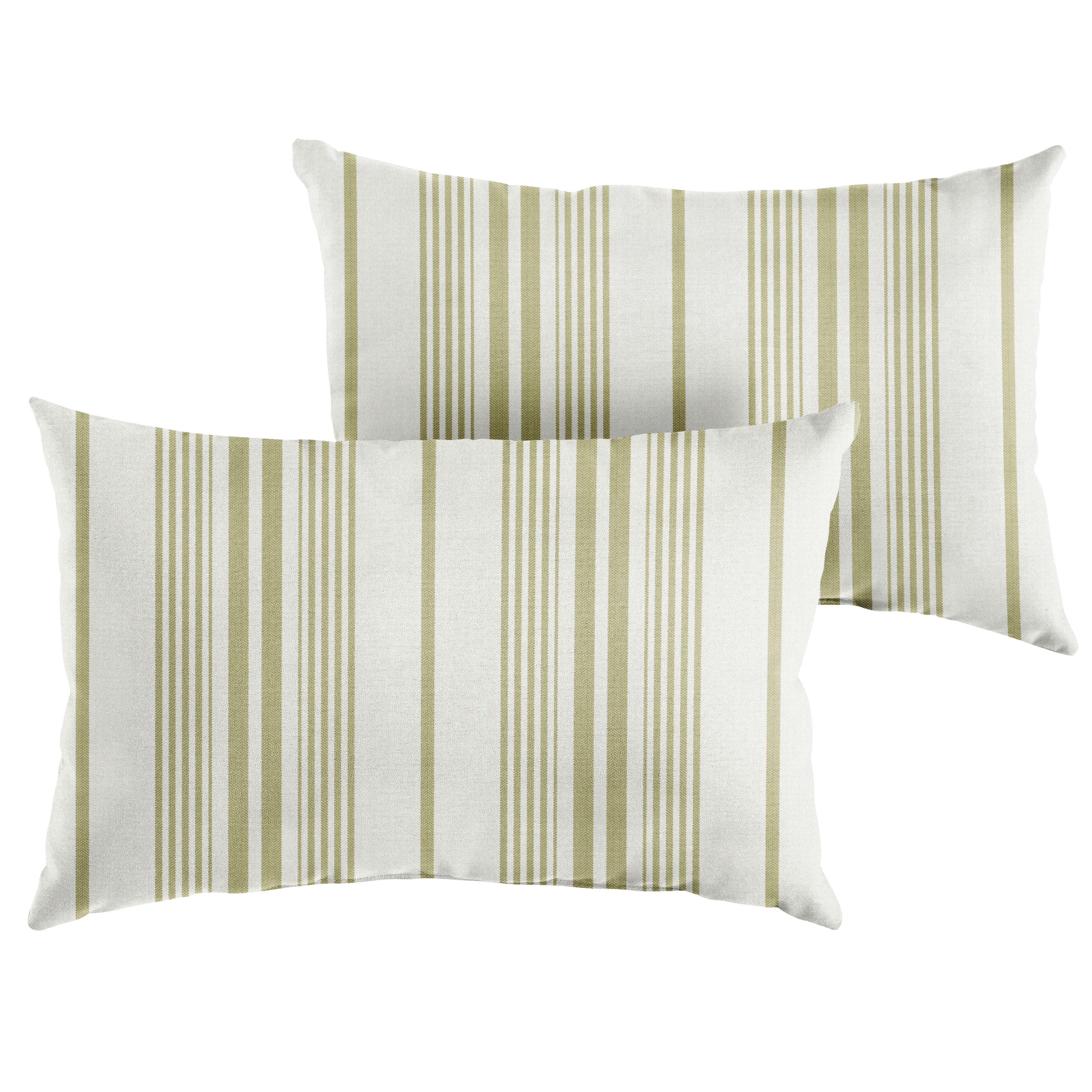 Sorra Home Outdura Wellfleet Indoor/Outdoor Knife Edge Lumbar Pillows (Set of 2) - Picture 10 of 13