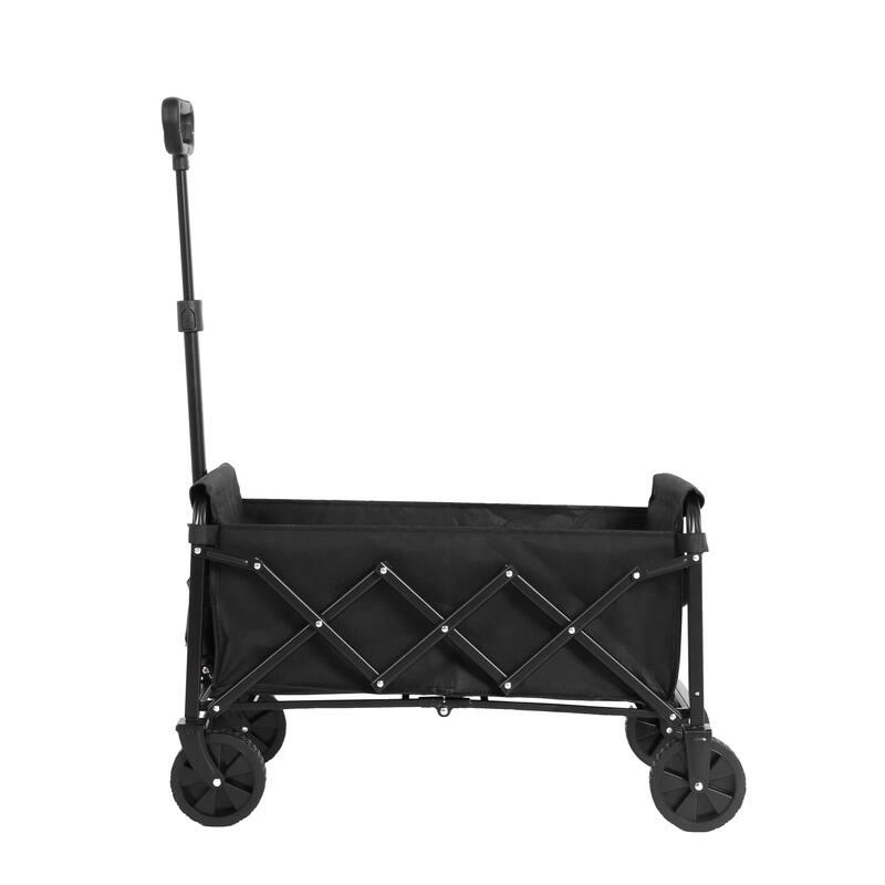 Lightweight Heavy Duty Folding Beach Wagon with Wheels, Large Capacity