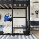 preview thumbnail 13 of 14, Twin Size Triple Rubber Wood Bunk Bed with Ladders, Guardrails Detachable Bunk Bed, Twin over Twin over Twin