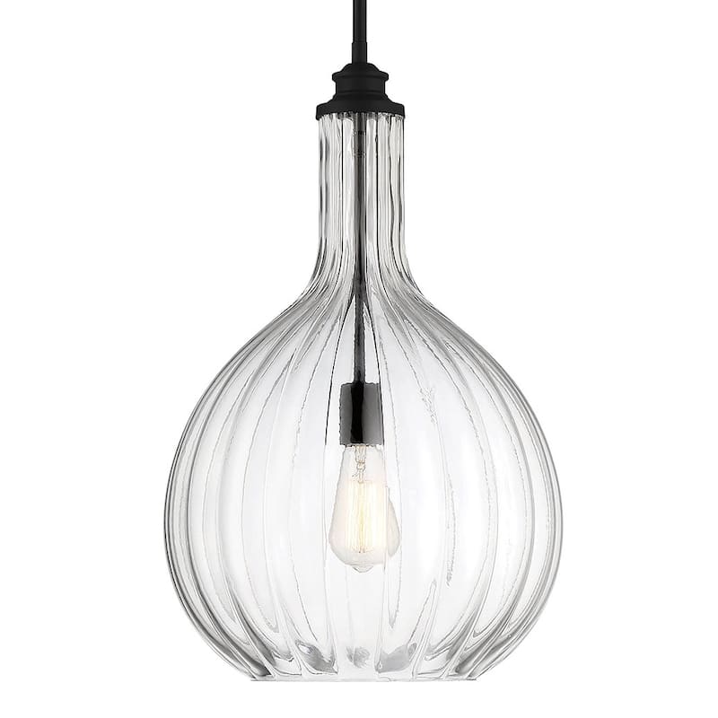 Savoy House Brandon 14" Wide Pendant - Matte Black