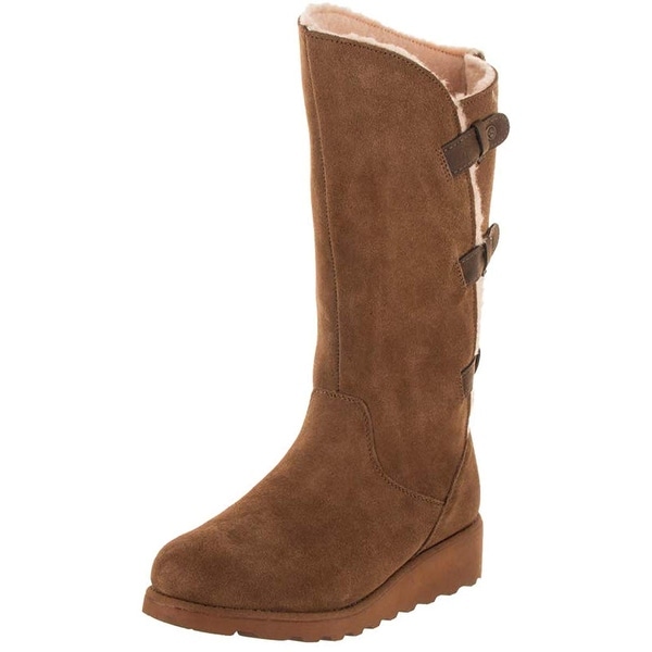 bearpaw women's hayden winter wedge boot