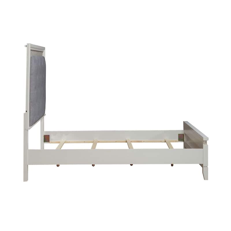 Liberty Furniture Reflections Upholstered Bed with Touch Light - King, Queen