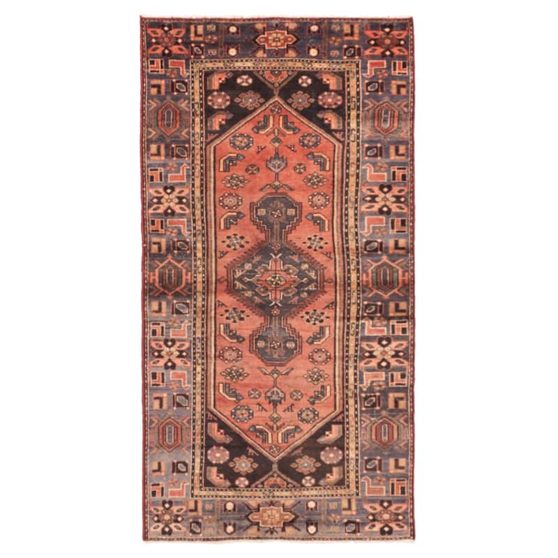 ECARPETGALLERY Hand-knotted Andelz Copper Wool Rug - 3'8 x 7'1