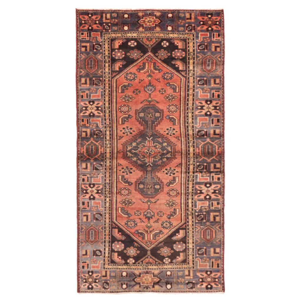 ECARPETGALLERY Hand-knotted Andelz Copper Wool Rug - 3'8 x 7'1
