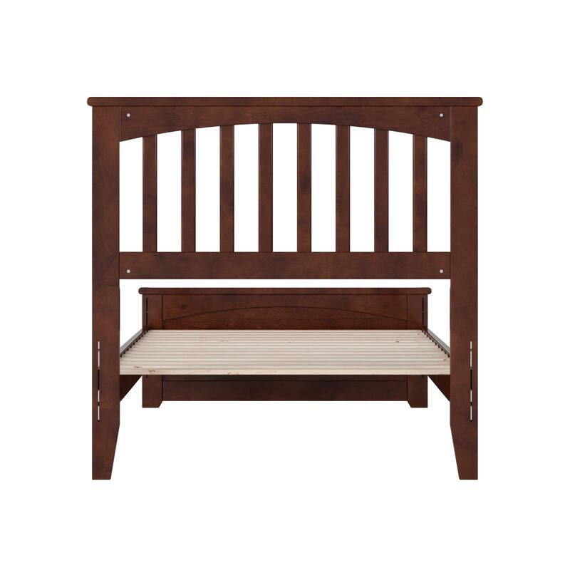 Becket Solid Wood Low Profile Platform Bed with Matching Footboard