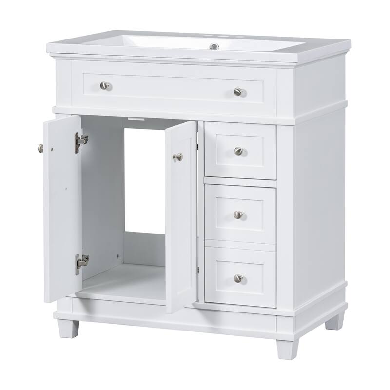 30" Free Standing Bathroom Vanity Cabinet