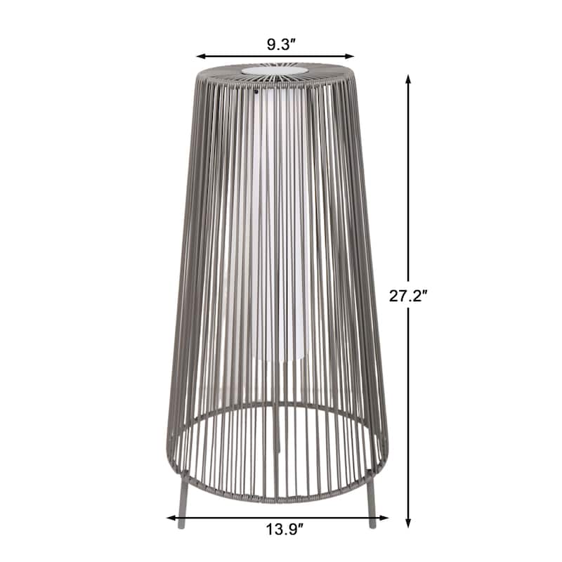 2 Pack Outdoor Waterproof Rattan Solar Light