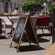 preview thumbnail 63 of 158, Wood A-Frame Magnetic Chalkboard Set-Markers, Stencils, and Magnets