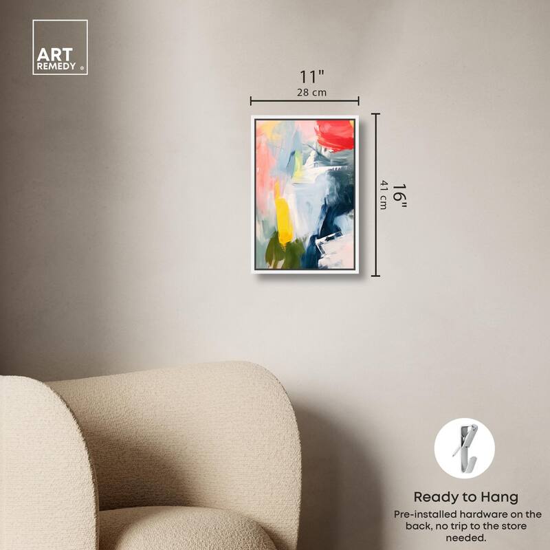 Confetti Storm Canvas by Art Remedy