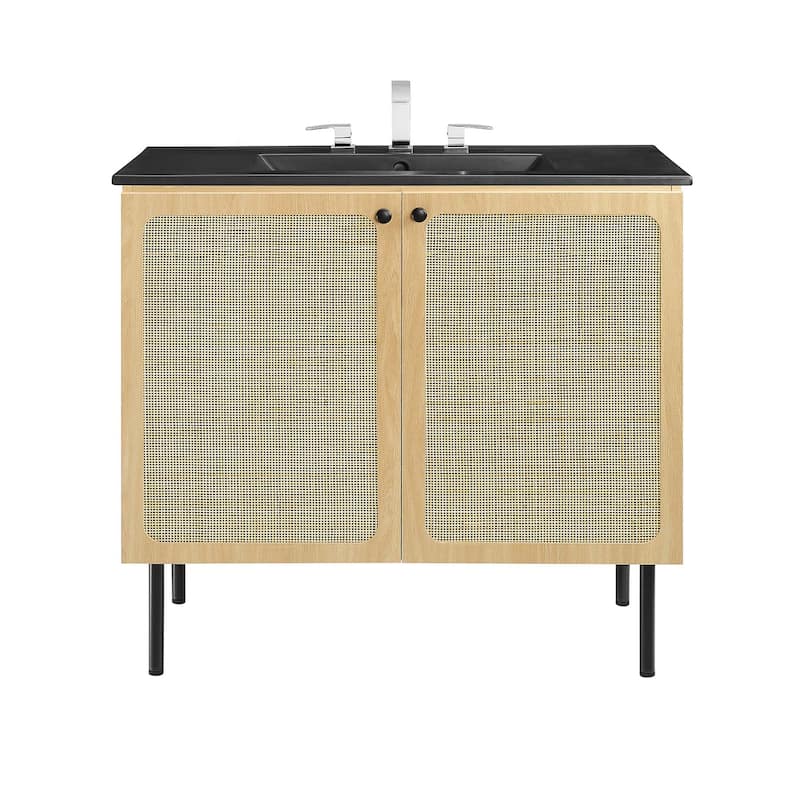 Chaucer Bathroom Vanity with Black Basin Included