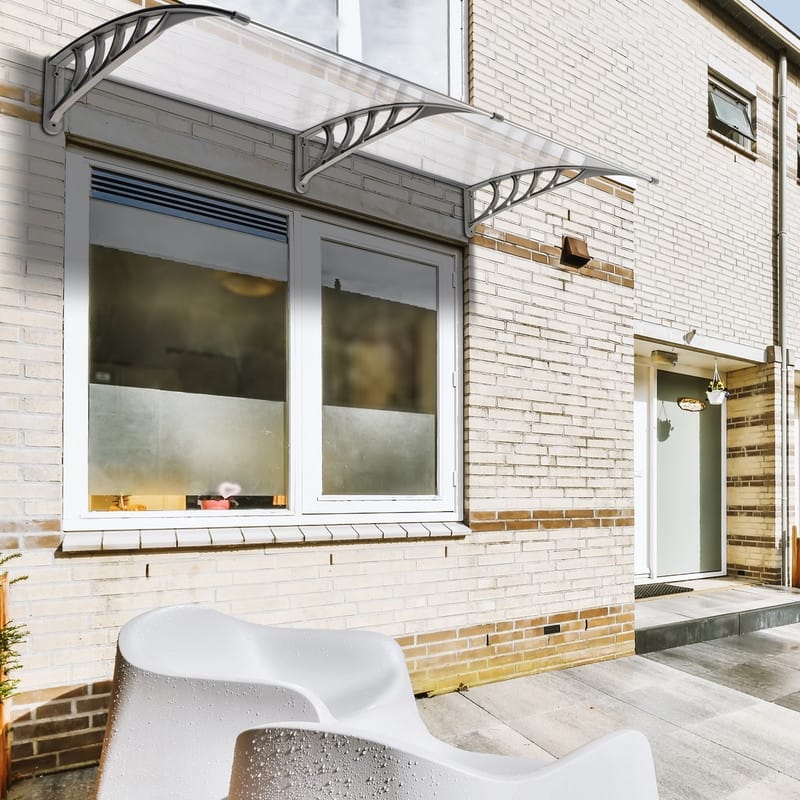 200 x 100CM Manual Door & Window Rain Awning