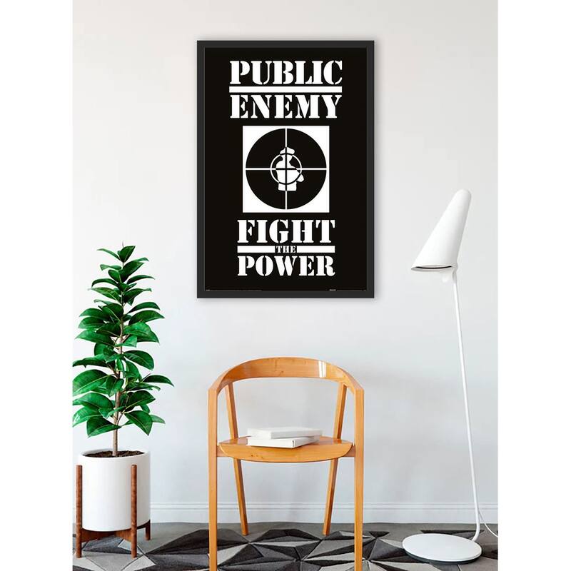 Public Enemy - Fight The Power Framed Art Poster - 24 x 36 Inch