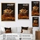 preview thumbnail 4 of 4, Designart "Lv Golden Opulence Bag" Fashion Wall Art Living Room