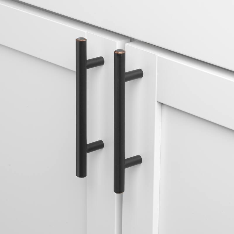 GlideRite 6-inch Oil Rubbed Bronze Cabinet Bar Pulls (Pack of 10)