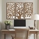 preview thumbnail 3 of 33, Madison Park Birch Palms Birch Botanical Two-tone Wood Panel Wall Decor Set