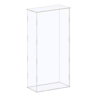 Display Case Box Acrylic Box Transparent Showcase 21x11x41cm for Collectibles