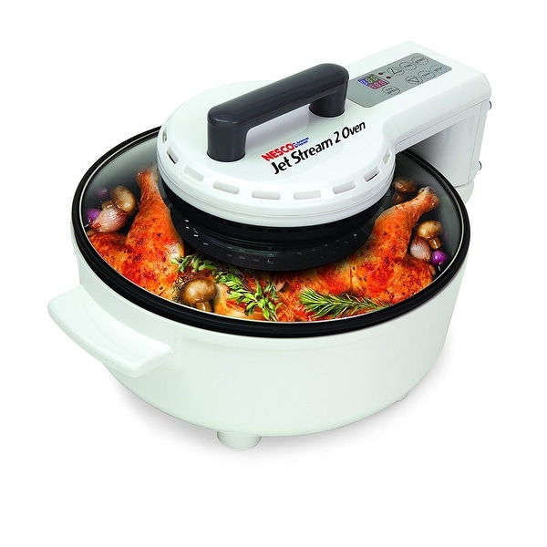 Nesco JS-5000T Jet Stream 2 Oven with Digital Timer, White