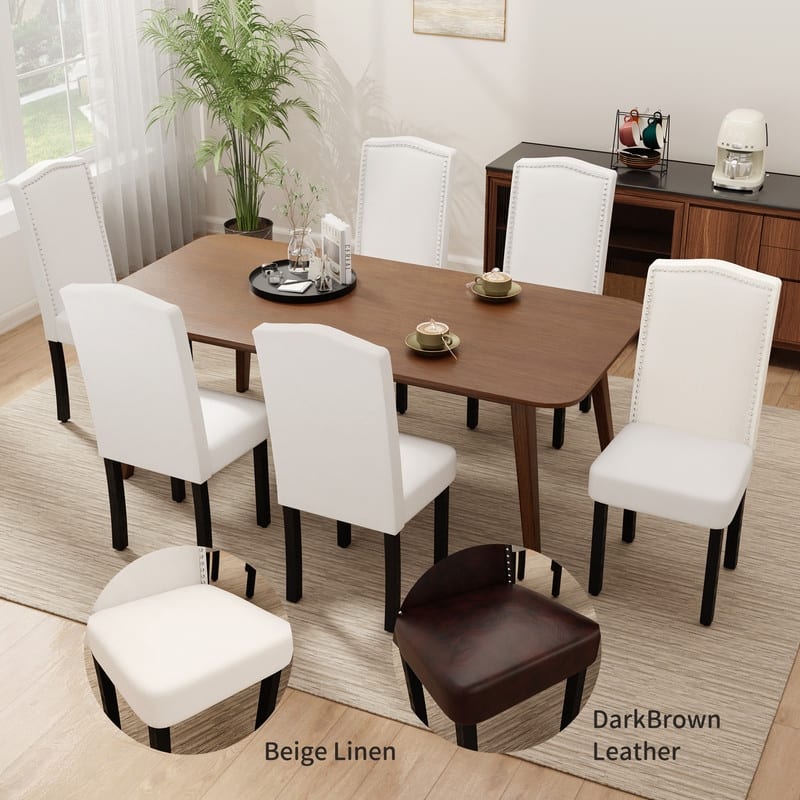 Dining Chairs With Upholstered Fabric (Set of 4)
