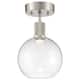Option Brushed Steel / Clear Glass