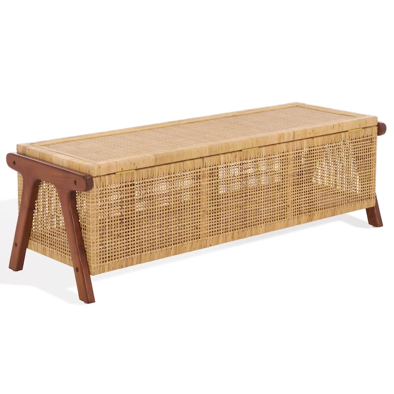 SAFAVIEH Couture Irena Storage Trunk - 53"W x 18"D x 17"H