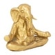 preview thumbnail 2 of 7, Sagebrook Home Serene Elephant Figurine - 8" x 4" x 6"