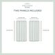 preview thumbnail 22 of 26, ATI Home Belgian Sheer Hidden Tab Top Curtain Panel Pair