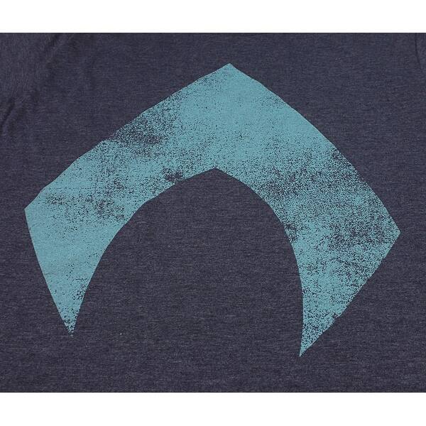 Dc Comics Justice League Movie Men S Aquaman Logo T Shirt Overstock