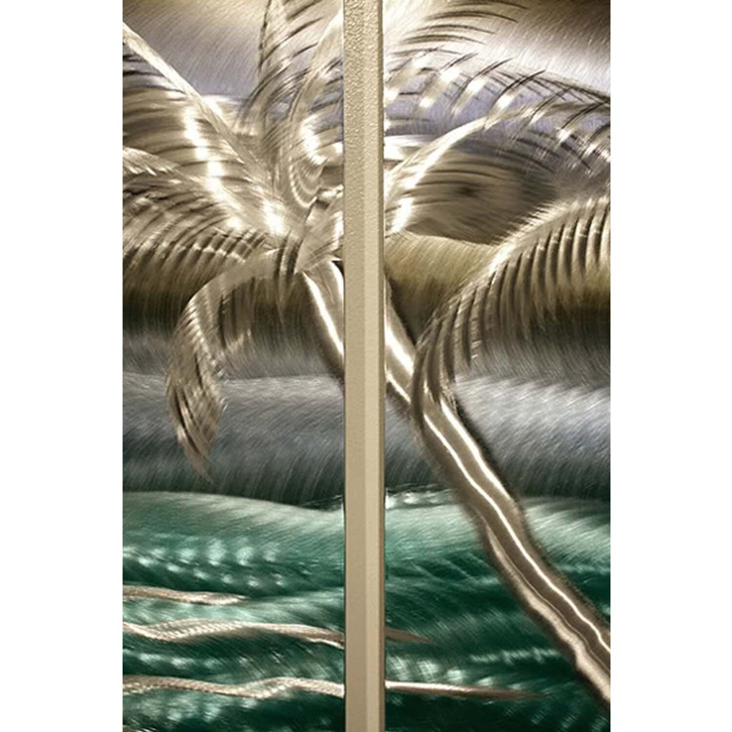 Shop Statements2000 3d Metal Wall Art Modern Tropical Ocean Beach
