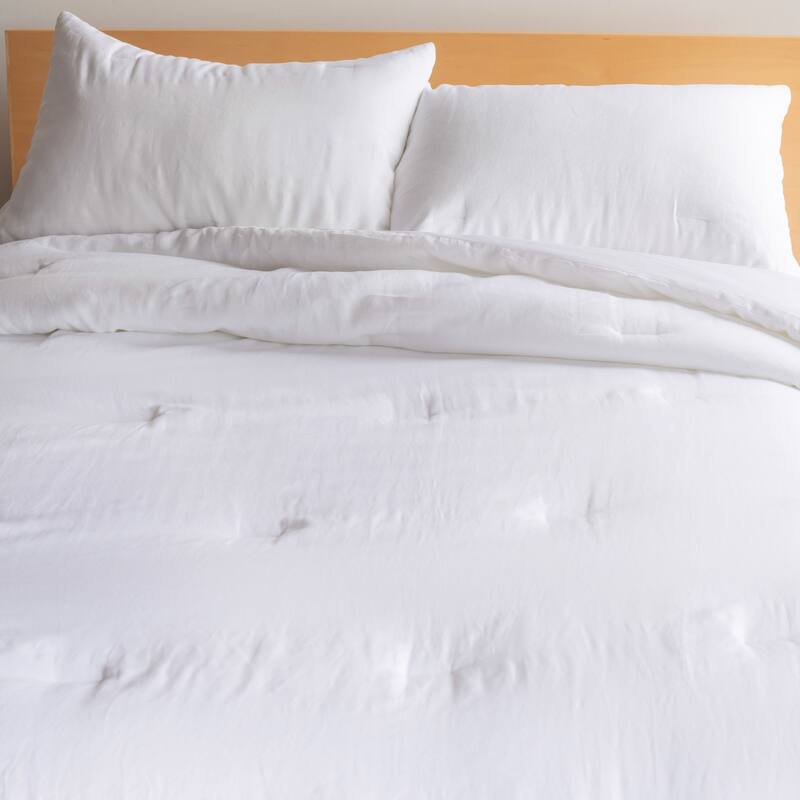 French Linen Comforter & Sham Set by BOKSER HOME