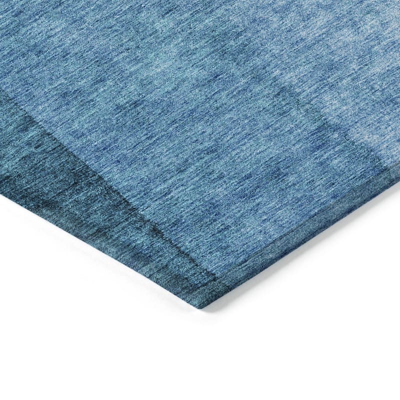 HomeRoots Ombre Transitional Rectangle Outdoor Rug
