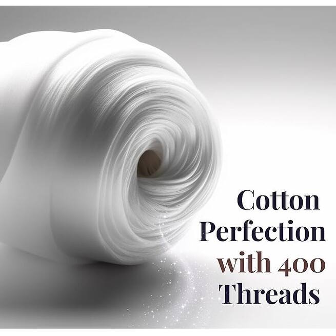 Royal Therapy Mattress Pad - 8-23 Inches Deep Pocket, 400 TC Cotton Thick Mattress Topper