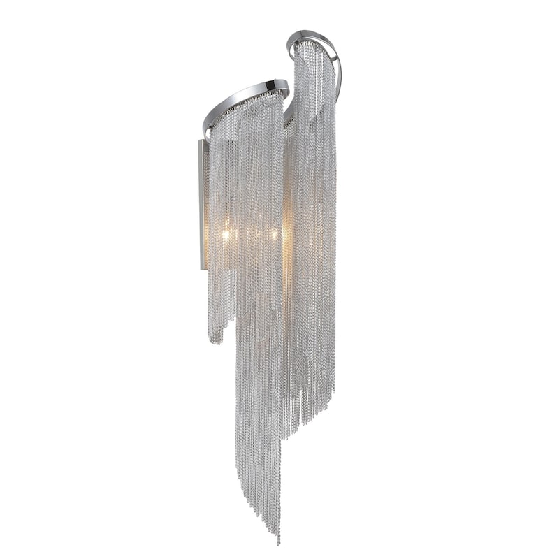 Daisy 2 Light Wall Sconce With Chrome Finish - Chrome