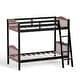 preview thumbnail 8 of 40, Twin Over Twin Solid Wood Bunk Bed for Kids and Adults, No Box Spring Required
